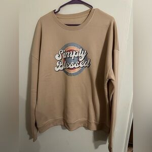 Simply Blessed Plus Size Sweatshirt